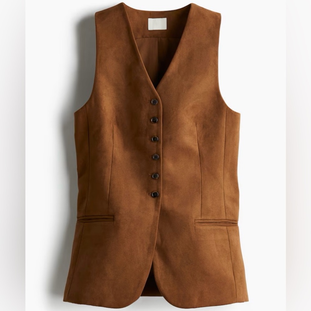 H&M Brown Suede Women's Vest